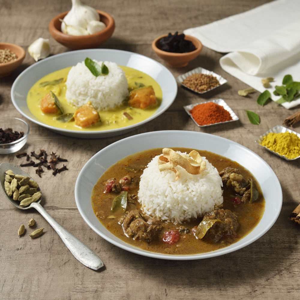 レトルトスリランカカレー 4食セット（チキン×2・かぼちゃ×2）