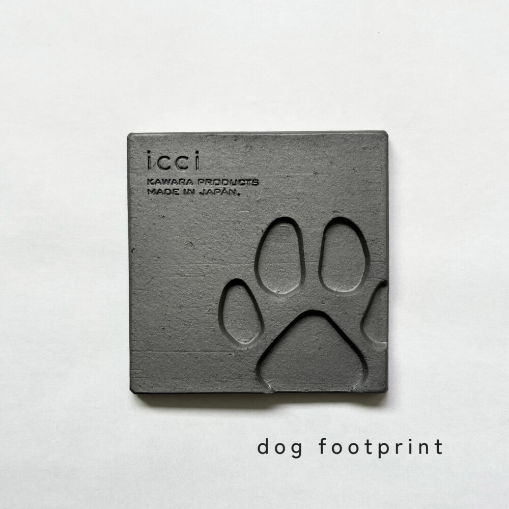 kawara coaster dog & cat / 瓦のコースター(犬猫)2枚セット