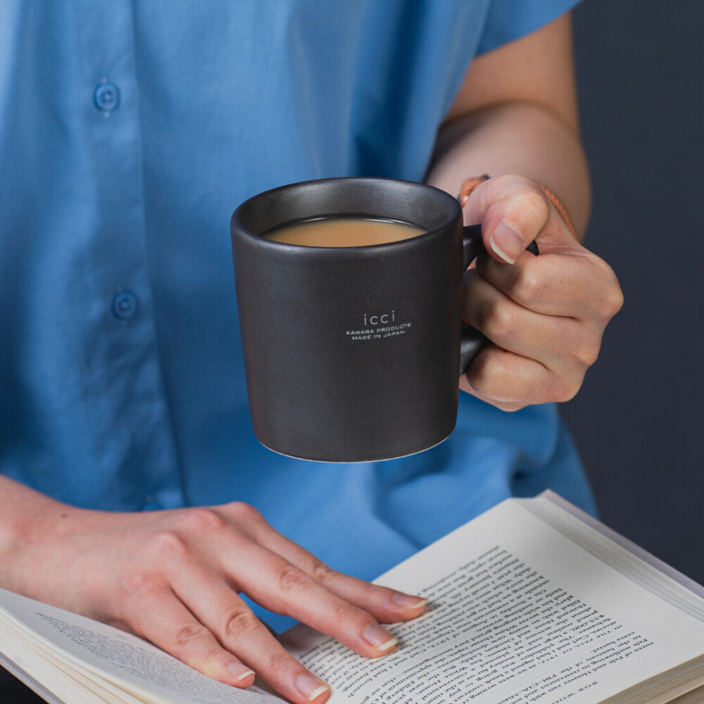 Gift:kawara pair of mugs L / 瓦のマグカップ L ペアセット(ギフトBOX入)