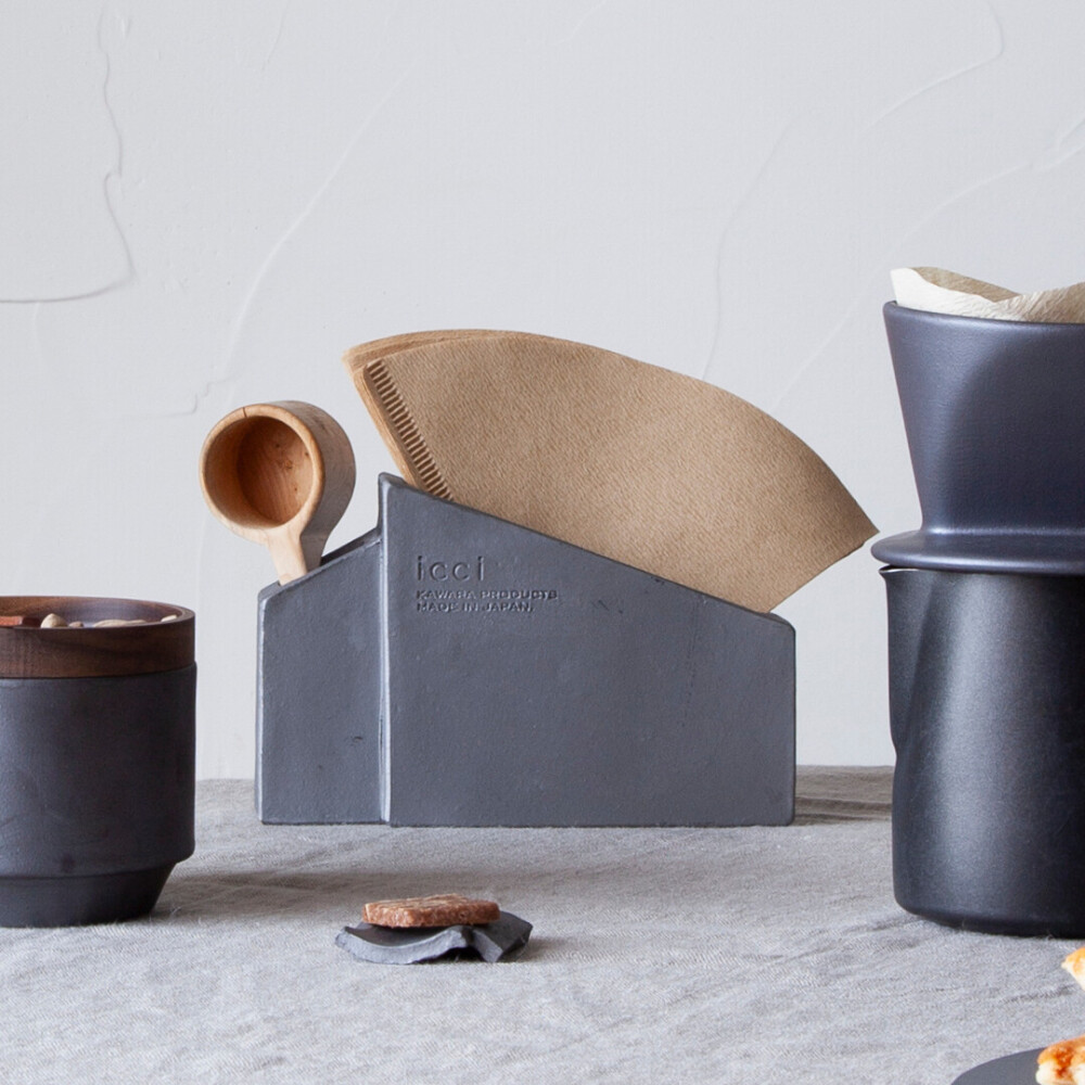 kawara coffee filter stand / 瓦のコーヒーフィルタースタンド