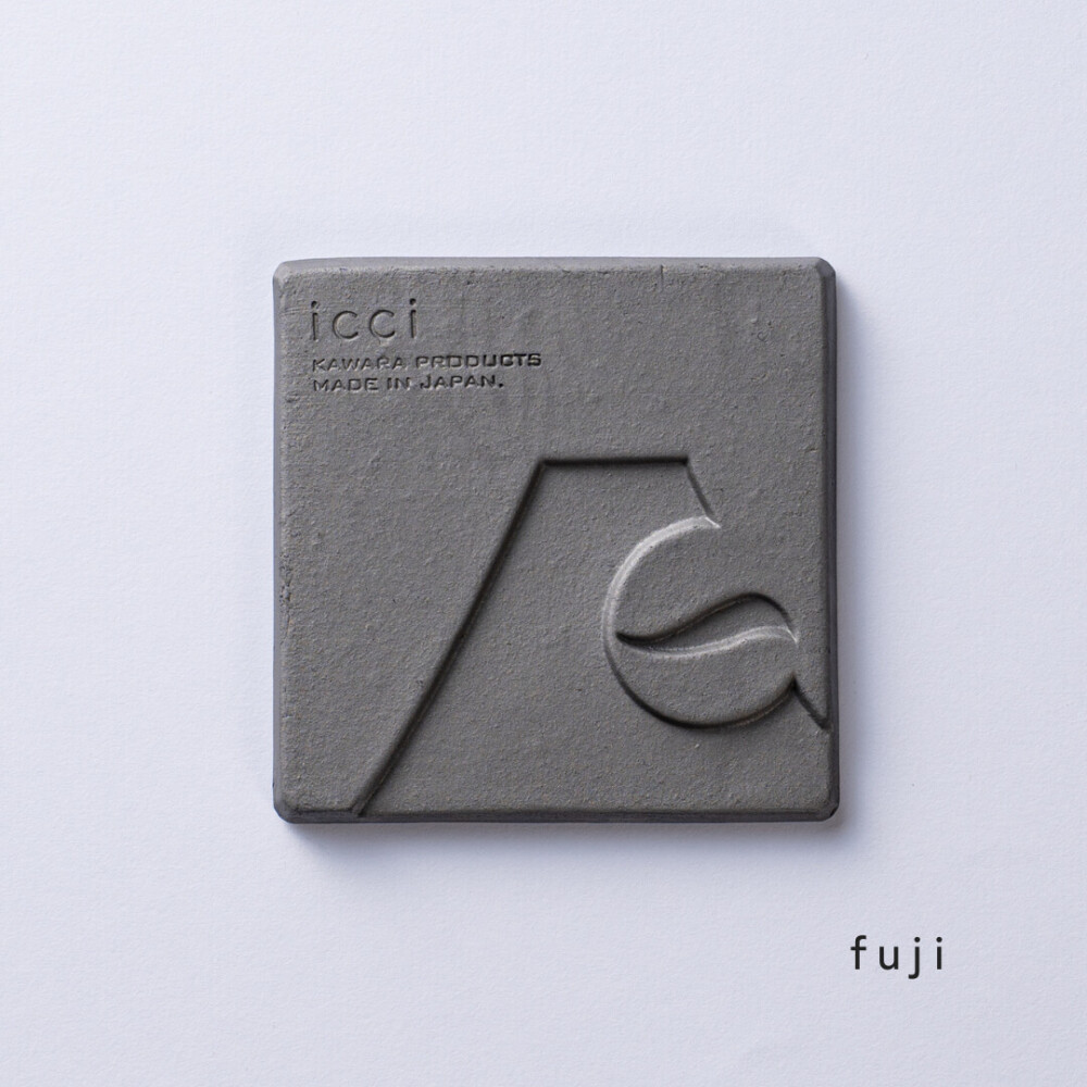 kawara coaster kamon / 瓦のコースター(家紋)2枚セット